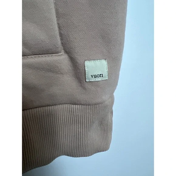 Vuori Restore Dusty Rose Zip Up HoodieSweatshirt Women's M Cozy Comfort Oversize - Picture 4 of 10